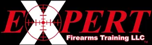 A black and white photo of the logo for peo firearms.